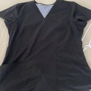 Grey’s anatomy black scrub top